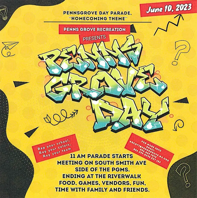 Saturday, June 10, 2023 - Penns Grove Day flier