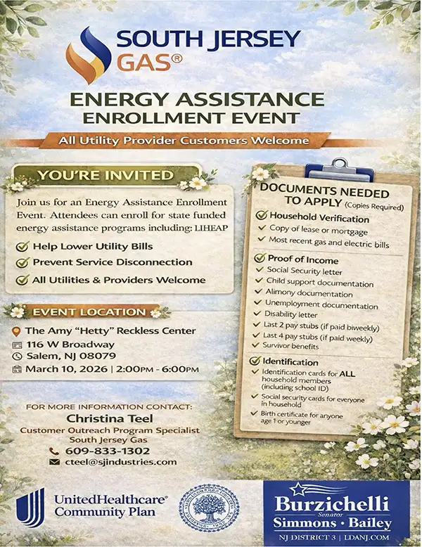 Salem Energy Assistance Event Flyer